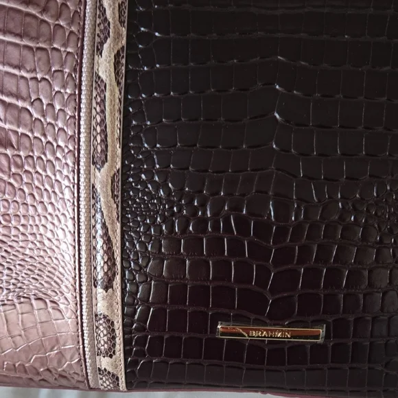 Brahmin Tabitha Shoulder Bag in Mellow Rose Jessamine. NWT RARE - Picture 4 of 16